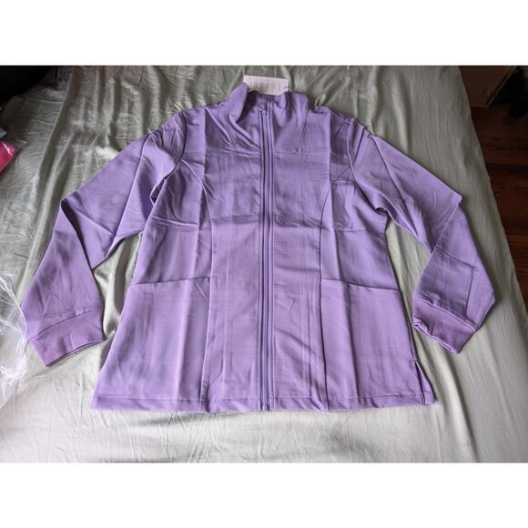 Mandala Women's Modern Scrub Jacket  Hyacinth - Size XS - Picture 1 of 8